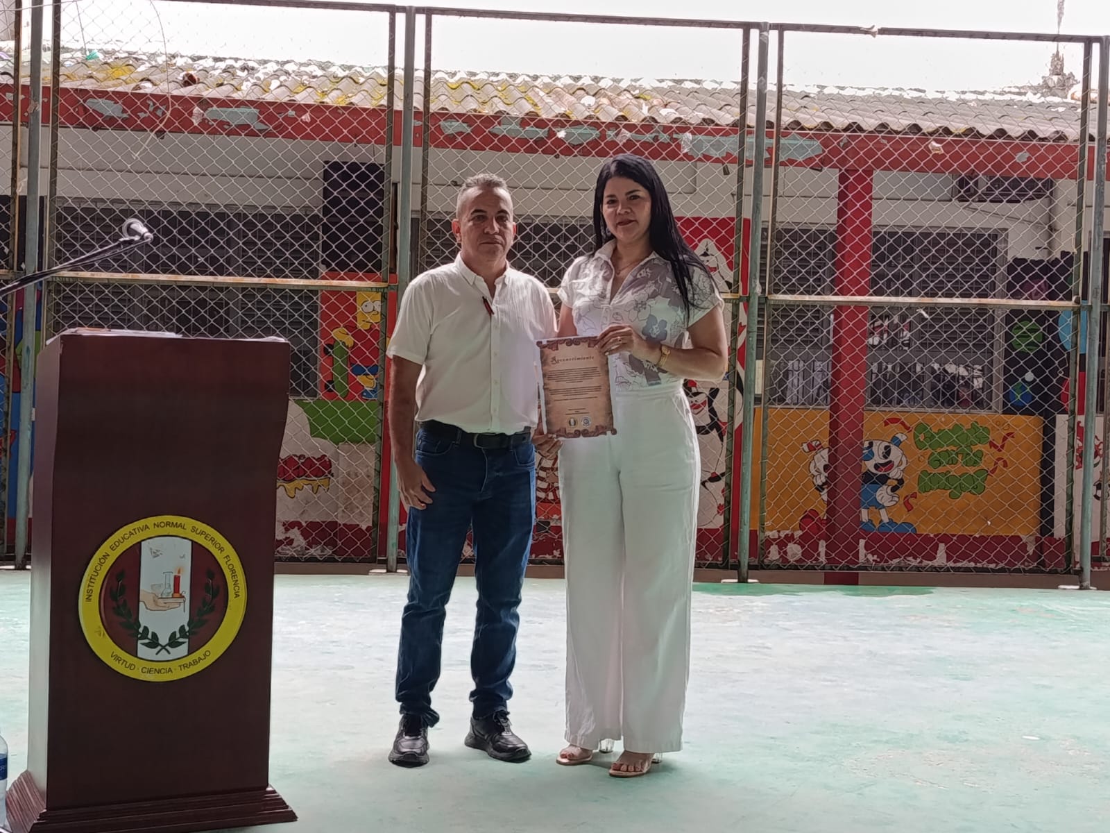 Participación en el Primer Foro Escolar Normalista de Educación para la Paz